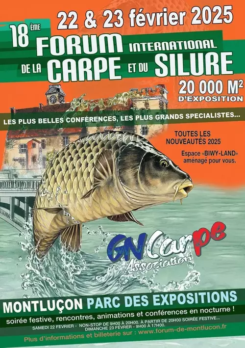 18ème Forum International de la Carpe et du Silure